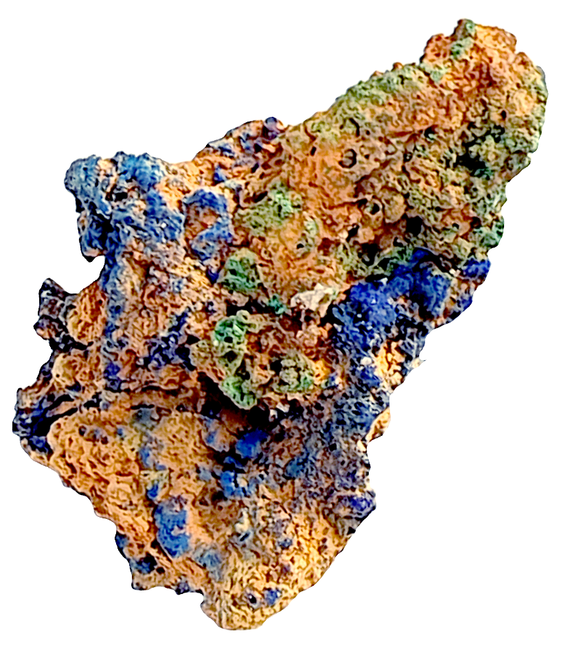 Formule : Cu₃(CO₃)₂(OH)₂